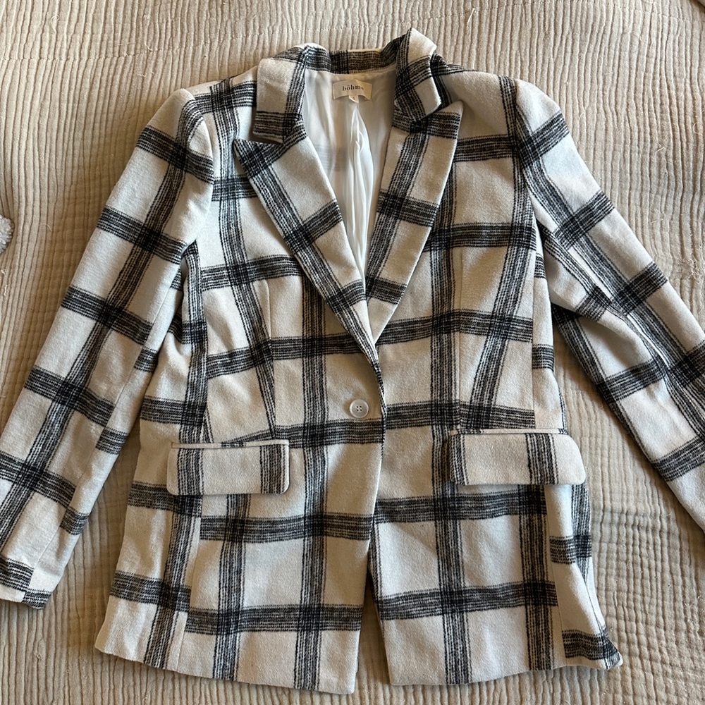 🌸3/$30🌸 Plaid Blazer Bohme